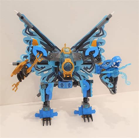 LEGO MOC Nya's Water Dragon Mech by icedragonj | Rebrickable - Build ...