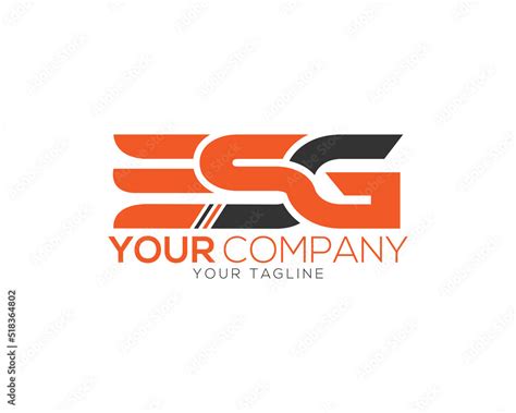 Letter ESG Logo Simple Design Concept Vector Symbol illustration. Stock ...