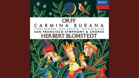 Orff Carmina Burana Cour D Amours In Trutina Youtube