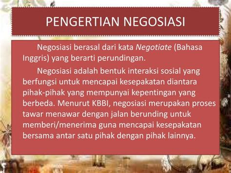 Teks Negosiasi Bahasa Indonesia Kelas Ppt