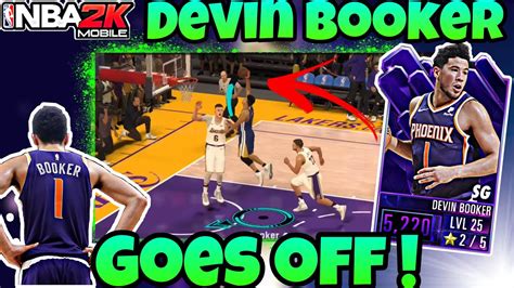 Onyx Devin Booker Dunks On A Footer Nba K Mobile Gameplay Youtube