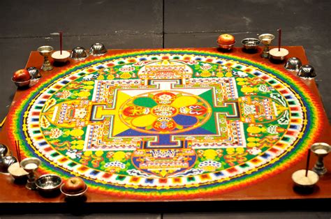 Tibetan Sand Mandala Illustration World History Encyclopedia