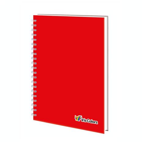 Cuaderno Anillado A4 160 Hojas Cuadriculado Solido Arco Iris LCD