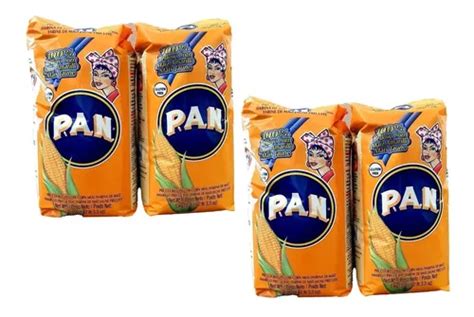 4 Harina Pan Precocida Maíz Amarillo Sin Gluten 4 Kg Arepas en venta en