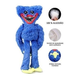 Kiss Missy Huggy Wuggy Boneco Pelucia Poppy PlayTime 40cm Shopee Brasil