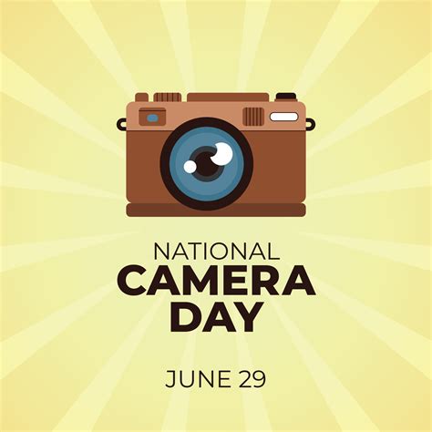 vector graphic of National Camera Day good for National Camera Day ...