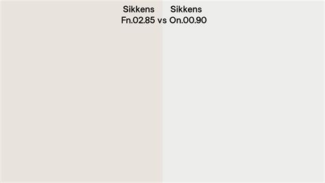 Sikkens Fn Vs On Side By Side Comparison