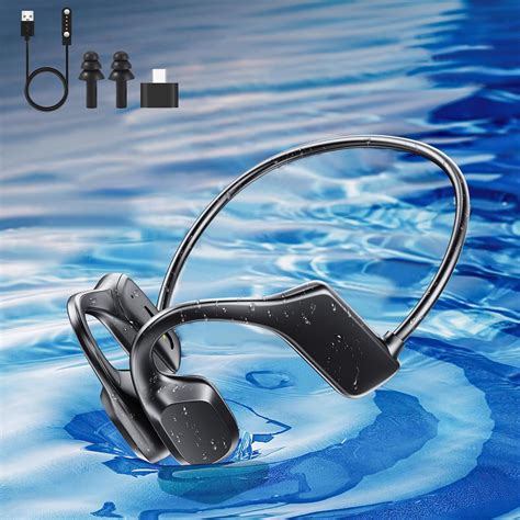 Hongnix Casque Conduction Osseuse Couteur Natation Bluetooth