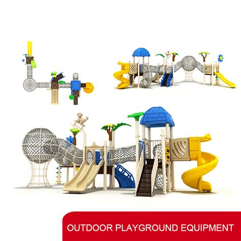 Outdoor Playground Equipment Kids Climbing Slide Funny Toys Outdoor ...