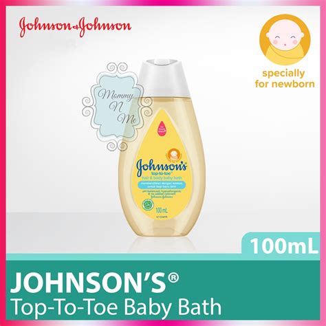 Jual Johnsons Top To Toe Hair Body Baby Bath 100ml Shopee Indonesia