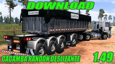 Reboque Caçamba deslizante Mod Ets2 1 49 Dalenha Mods