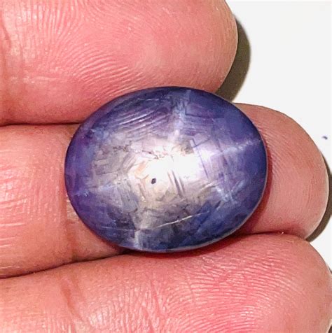 Natural Star Sapphire Cabochonstar Sapphire Gemstoneloose Etsy