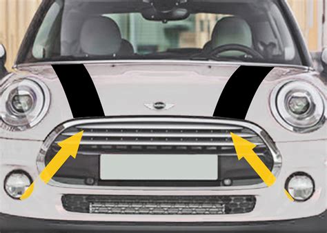 X Bandes Capot Pour Mini Cooper Cmx Cm Autocollant Sticker Bd