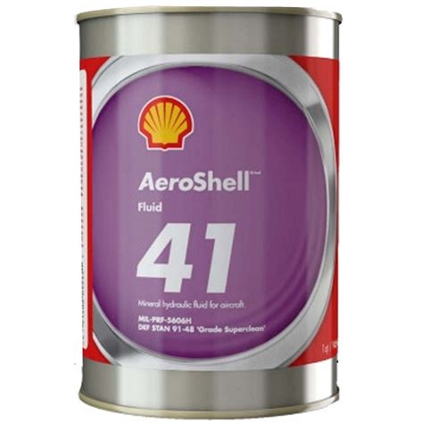 Aeroshell 41 Mil Prf 5606j Hydraulic Fluid Aircraft Spruce