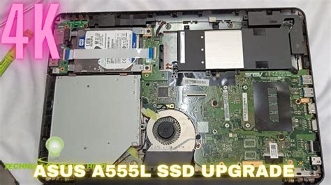 Asus A555l Ssd Upgrade Asus A555la Xx1560da55l Ssd Replace Youtube