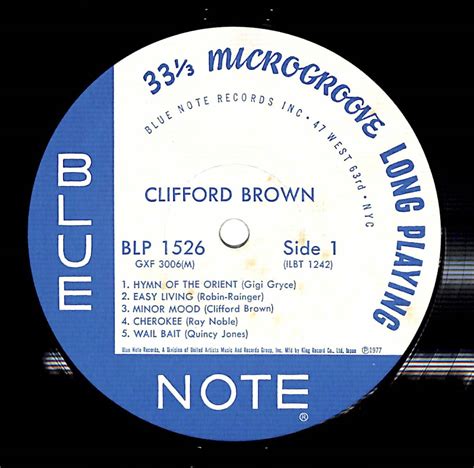 Yahoo D Lp Blue Note Clifford Brown Memorial Al