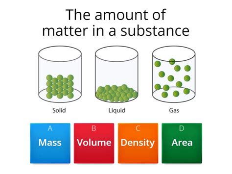 Mass Volume Density With Calc Викторина