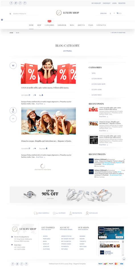 Magento Responsive Luxury Theme by netbaseteam | ThemeForest