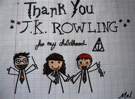 Thank You Jk Rowling Harry Potter Collection Harry Potter Potter