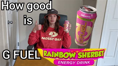 How Good Is Gfuel Rainbow Sherbet Energy Drink Youtube