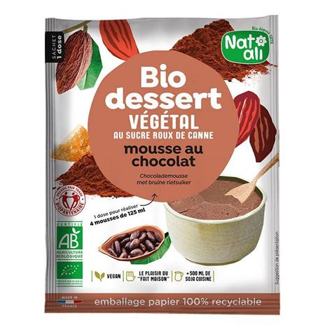 Desert Mousse De Ciocolata Eco Bio G Nat Ali Minuneanaturii Ro