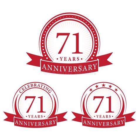 Years Anniversary Celebration Logotype St Anniversary Logo