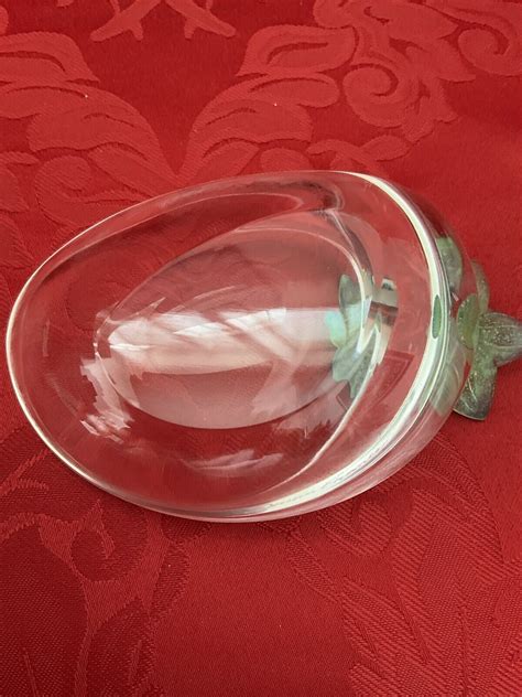 Flawless Glass Crystal Daum France Glass Crystal Bowl Dish Pate De