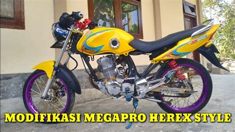 Review Modifikasi Megapro Herex Style Youtube