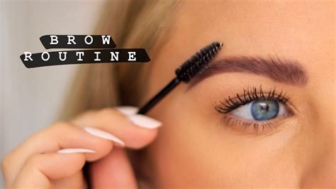 My Brow Routine Shape Dye Fill Jessica Van Heerden Youtube