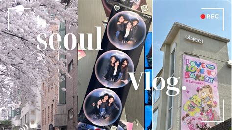 🇰🇷韓國首爾vlog 🎓3天當8天玩的畢業旅行！首爾3天2夜自由行 🛍️弘大逛街🌸石村湖、成均館大學、延南洞賞櫻 🌉漢江公園看夜景吃