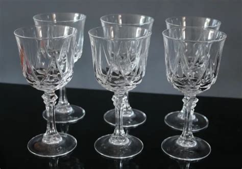 Verres Eau En Cristal D Arques Mod Le Auteuil H Cm Eur