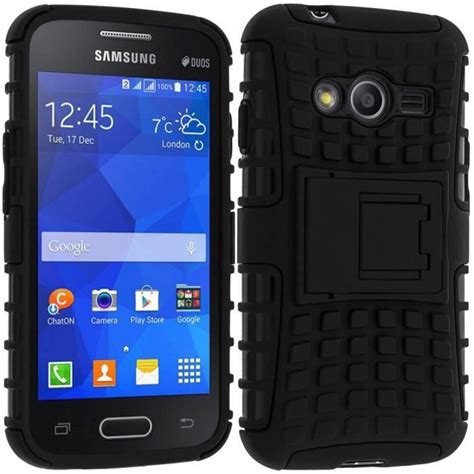 Coque Antichocs Pour Samsung Galaxy Ace Noir Cdiscount T L Phonie