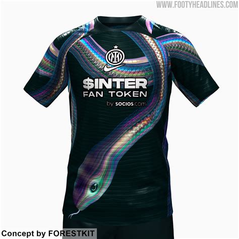 Magnificent Inter 21 22 Snake Concept Kit Footy Headlines