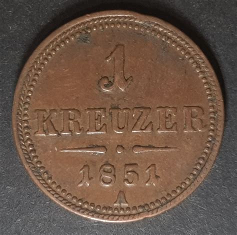 Austria One Kreuzer M J Hughes Coins