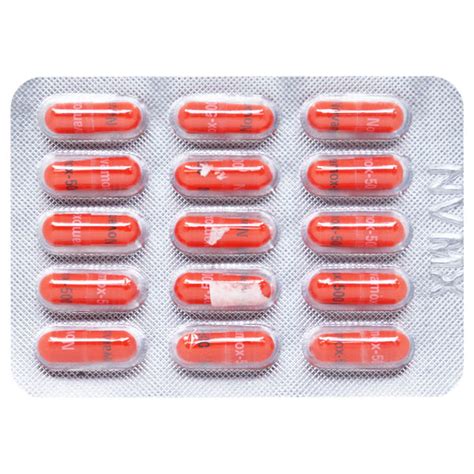 Novamox 500mg Capsule 15'S : Price, Uses, Side Effects | Netmeds