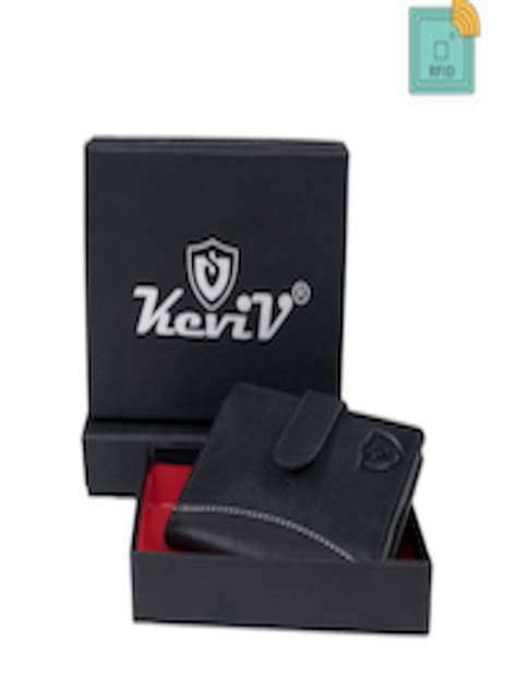 Buy Keviv Men Black Leather Card Holder Wallets For Men 19628672 Myntra