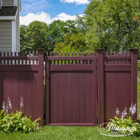 15 Fantastic Mahogany Illusions Pvc Vinyl Fence Images Illusions