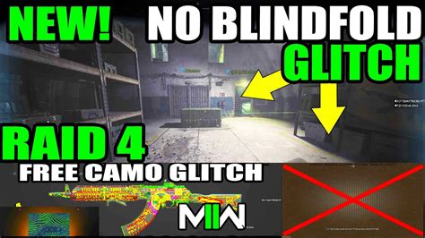 MW2 GLITCH NEW RAID 4 NO Blindfold GLITCH ALL PLATFORMS PROJECTILE