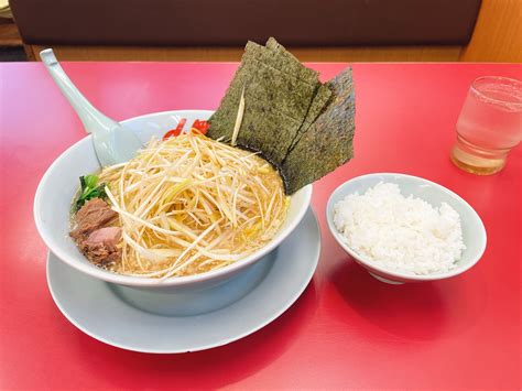 yossy ramenphotographer on Twitter ラーメン山岡家上三川店 塩ネギラーメン 半ライス