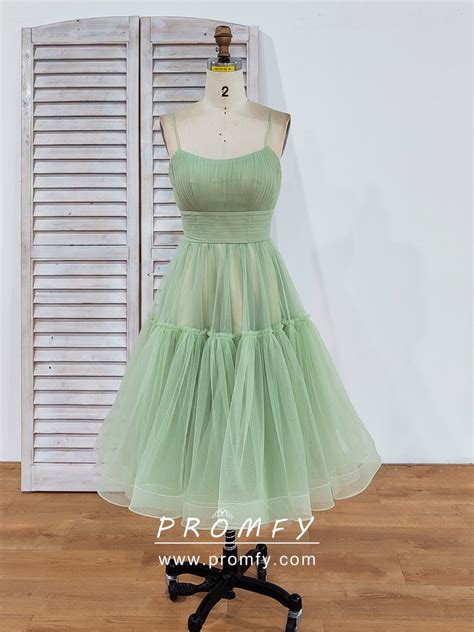 Sage Green Prom Dress Short Dresses Images 2022