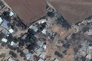 Before-and-After Satellite Photos Show the Damage in Gaza - WSJ.com