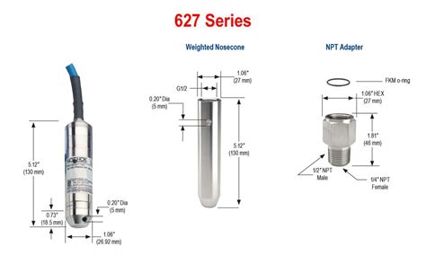 Series Intrinsically Safe Submersible Liquid Level Transmitters On