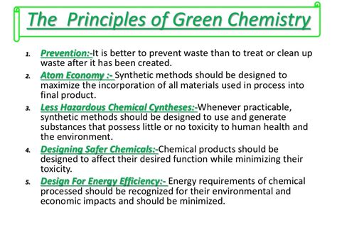 Green synthesis