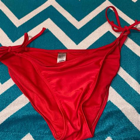 Red Old Navy Bikini Bottoms Depop