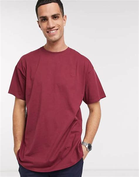 Threadbare Organic Oversized T Shirt In Purple Asos