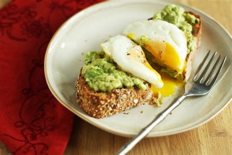 Open Faced Fried Egg And Avocado Sandwich — Set The Table Photography