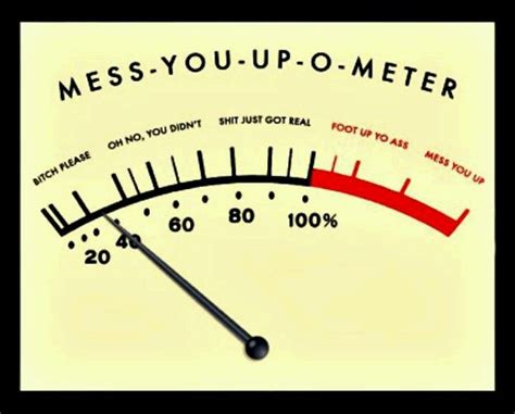 Mess You Up Meter Get Real Cooking Timer Mess Funny Stuff Wall