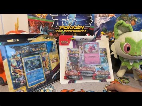 Pokemon TCG Tinkatink Paldea Evolved 3 Pack Blister With Crown Zenith