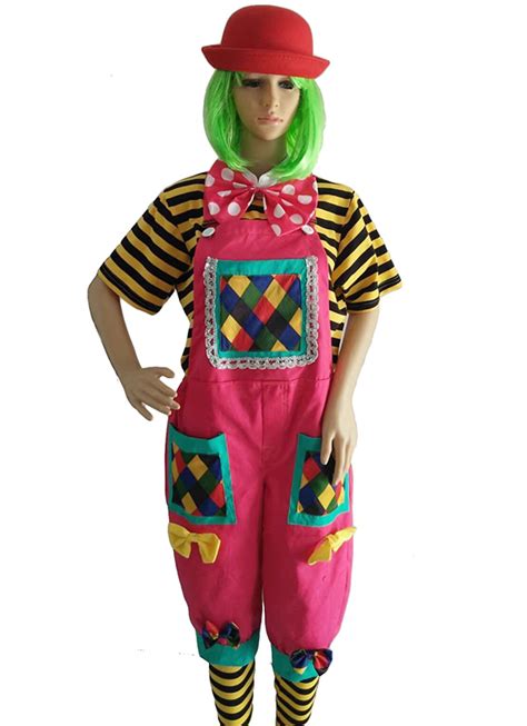 Women Carnival Funny Clown Costume Set