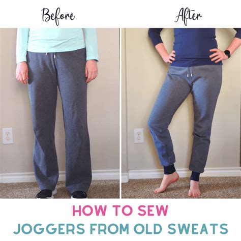 How to Turn Sweatpants Into Joggers + Make Sweatpants Longer